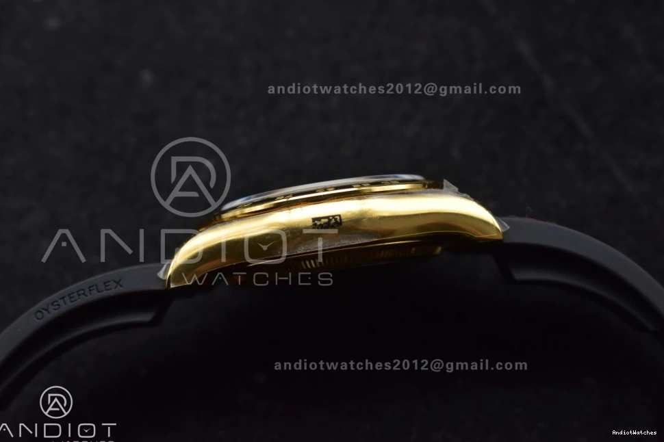 1:1 126518 808 Oysterflex Flexible QF on Black V6 Daytona Dial SH4131 Edition Best (Weighted) Strap YG 0223